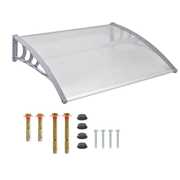 Plastic canopy in several sizes and colors-120x90 cm-white-1