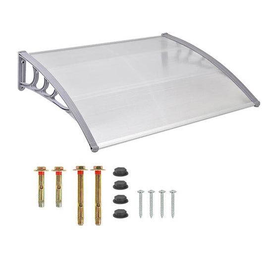 Plastic canopy in several sizes and colors-120x90 cm-white-0