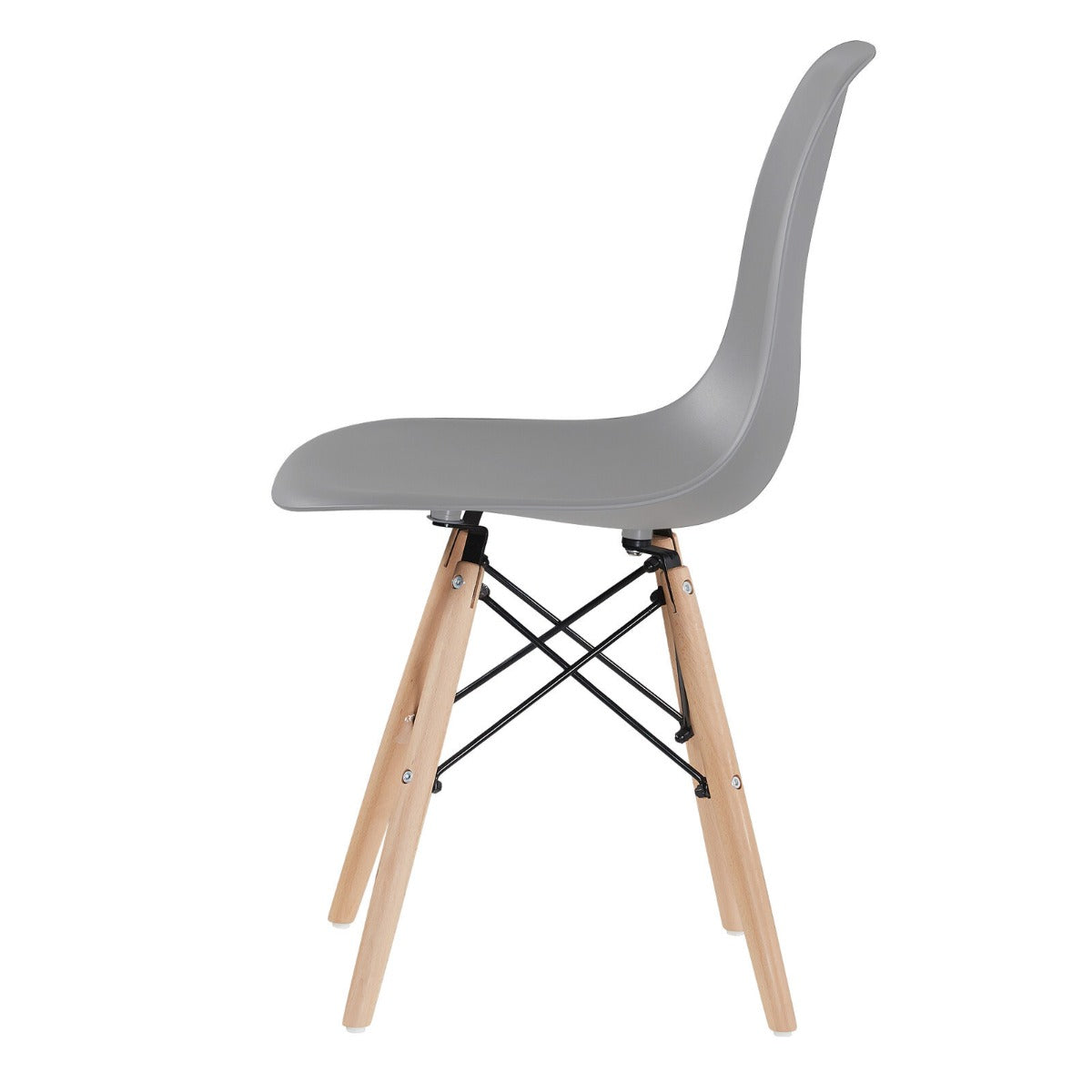 4 modern dining chairs, 4 colors - gray-1