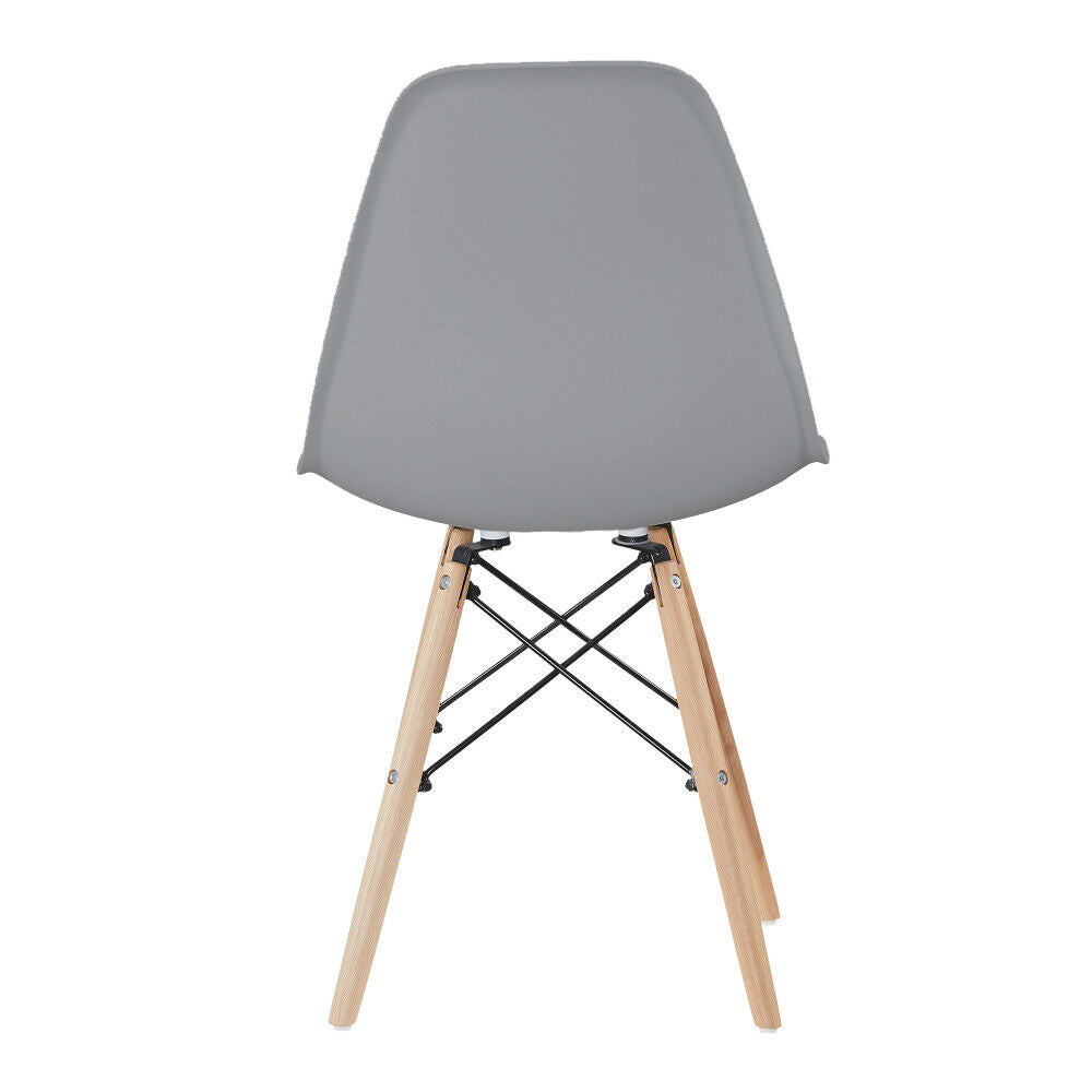 4 modern dining chairs, 4 colors - gray-4