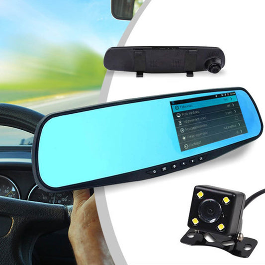 Event recording camera and reversing camera built into the rearview mirror, Hungarian menu-0